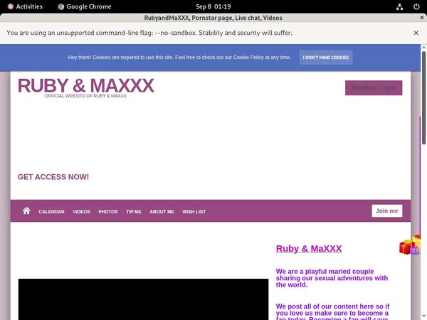 Access To RubyandMaXXX