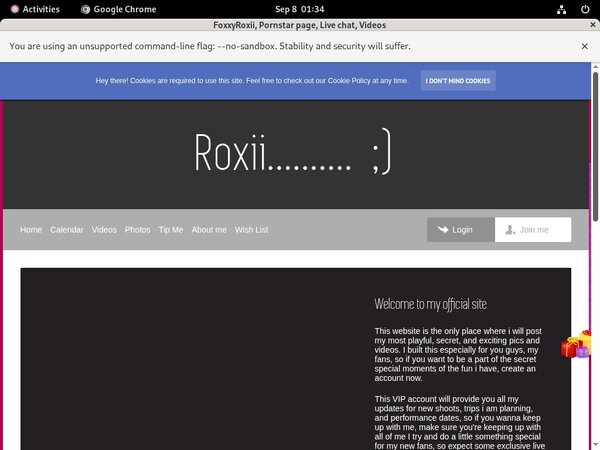 Accounts Free Foxxyroxii.modelcentro.com