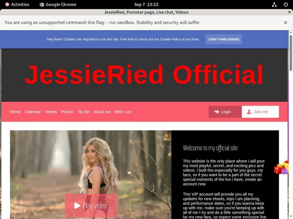 Accounts Jessieried.modelcentro.com