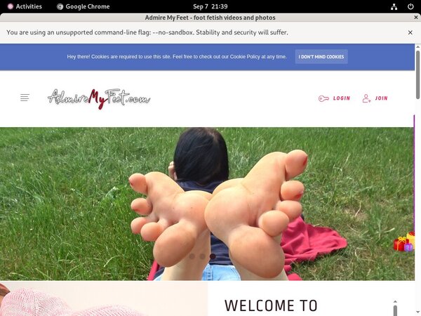 Admiremyfeet.com Site Rip New