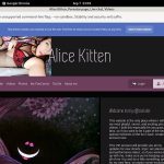Alice Kitten Paypal Access