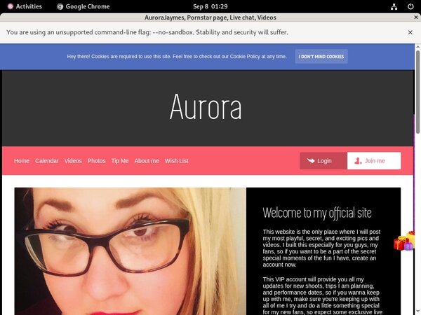 Aurorajaymes.modelcentro.com Code