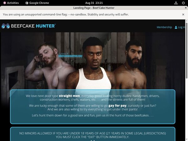 Beefcakehunter.com Freies Konto