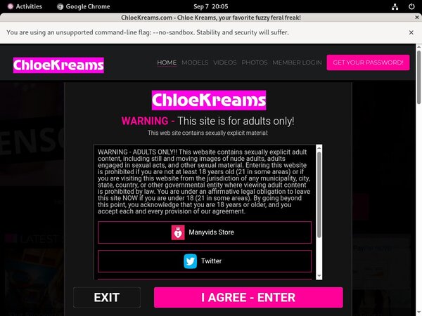 Chloe Kreams Reduced Rate