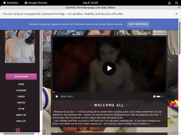 Courtnie.modelcentro.com Member Login