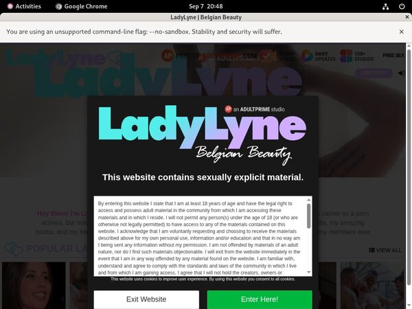 Create Ladylyne.com Account