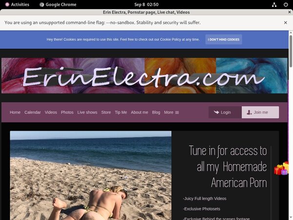 Erin Electra Free Passes Erin Electra Free Passes