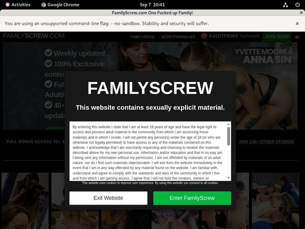 Family Screw Webcams
