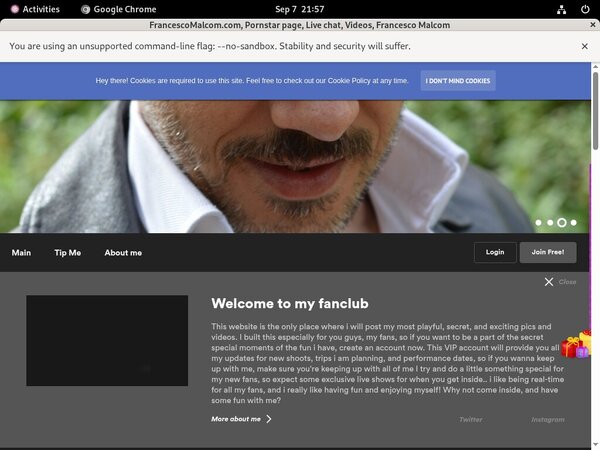 FrancescoMalcom.com Promo Link