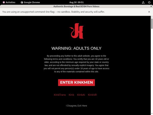 Free Account Of Kinkmen.com