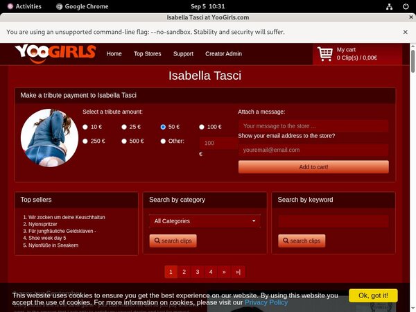 Free Isabella Tasci Premium Login