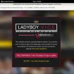 Free Working Ladyboyvice Accounts