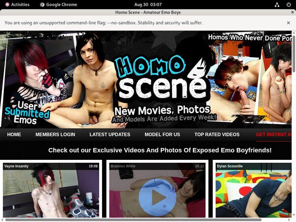 Homoscene.com Create Account