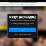 Ladyboys Fucked Bareback ??