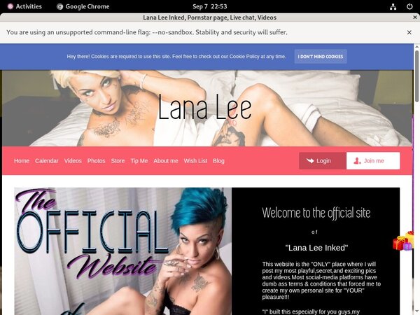 Lana Lee Inked Porn