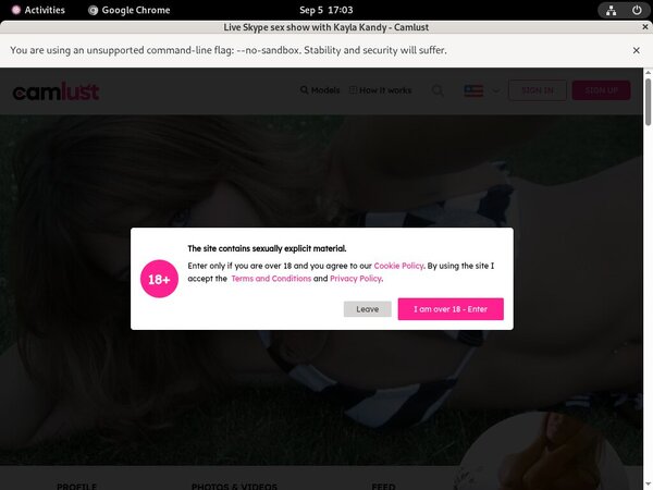 Login To Camlust.com For Free