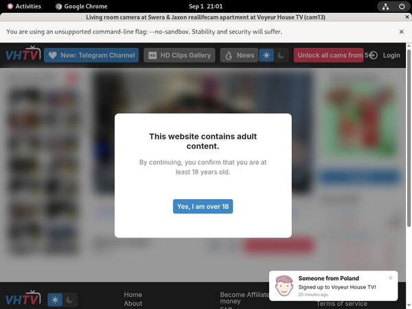 Login Tv Voyeur-house Free