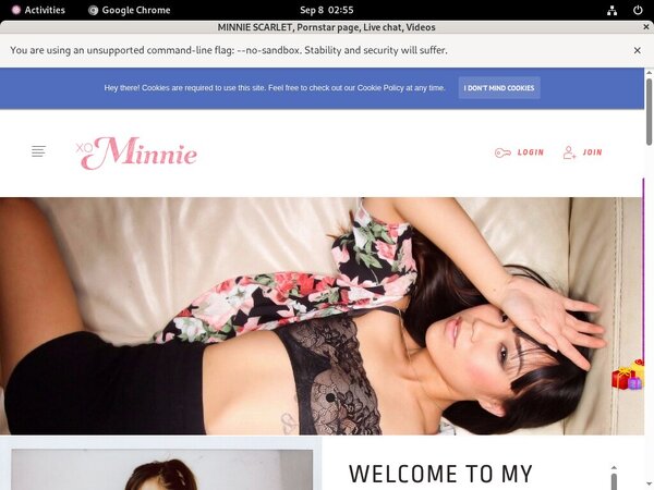 MINNIE SCARLET Paysite Passwords MINNIE SCARLET Paysite Passwords