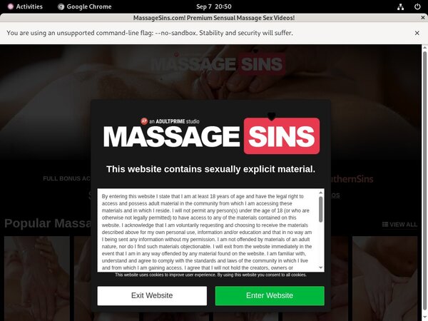 Massagesins Limited Promo