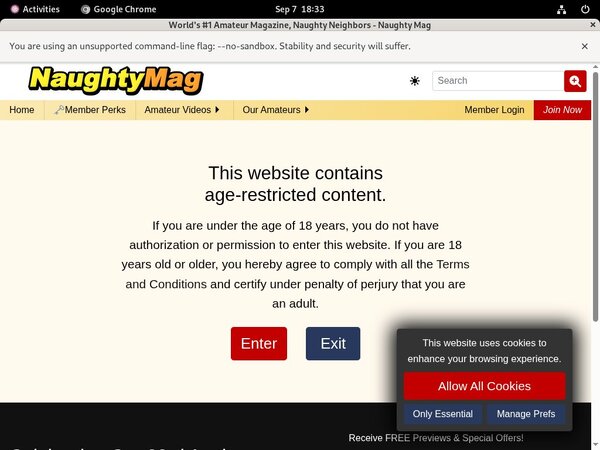 Naughty Mag Password Username