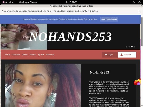 Nohands253 Register Free