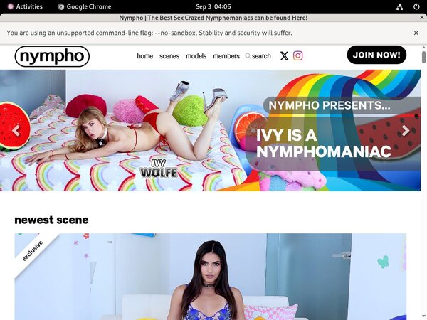 Nympho Free Entry