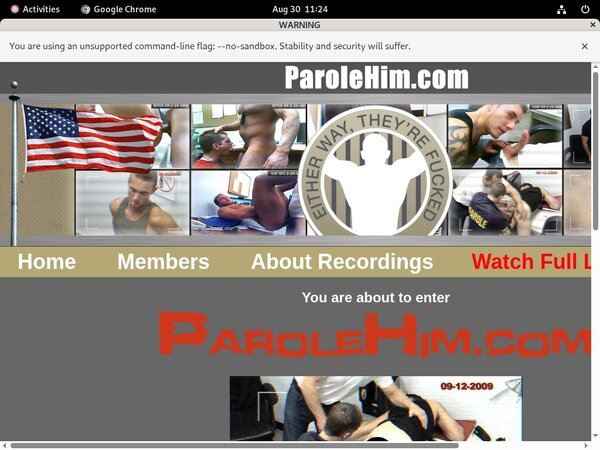 Parole Him Sign Up Form