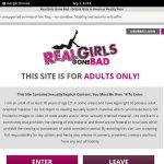 Real Girls Gone Bad Free Login Account