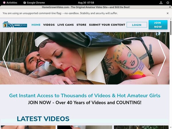 Real Homegrown Video Accounts