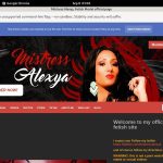 Register For MistressAlexya