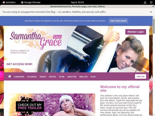 SamanthaGraceLive Free Acount