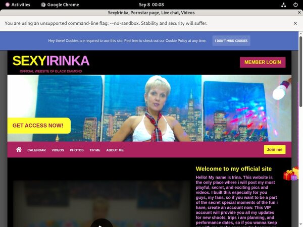 Sexyirinka.modelcentro.com New Password