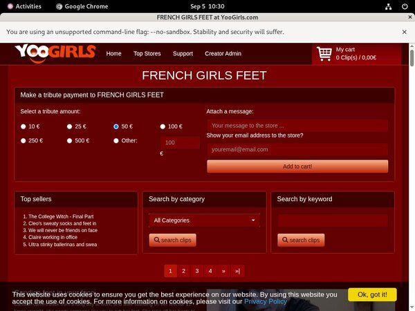 Sign Up FRENCH GIRLS FEET Free