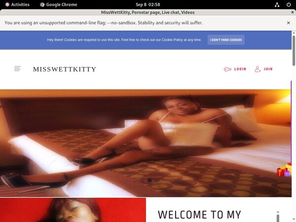 Sign Up For MissWettKitty