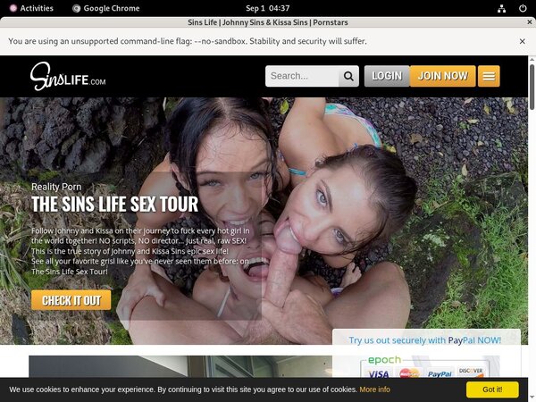 Sinslife.com Exit Discount
