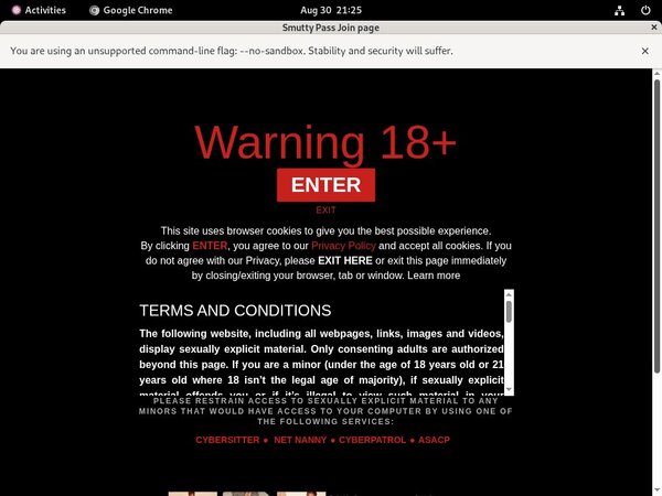 Smutty Pass Site Passwords