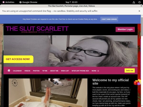 TheSlutScarlett Site