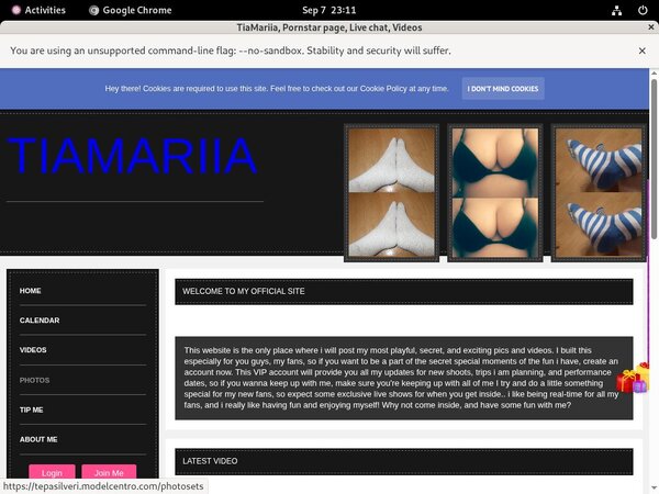 TiaMariia Registration Form TiaMariia Registration Form