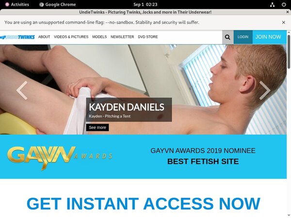 Twinks Undie Login Codes