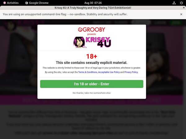 Username And Password For Krissy 4 U