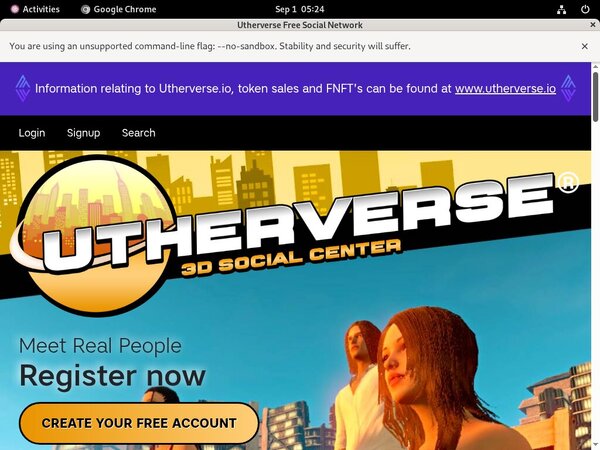 Utherverse Premium Free Account